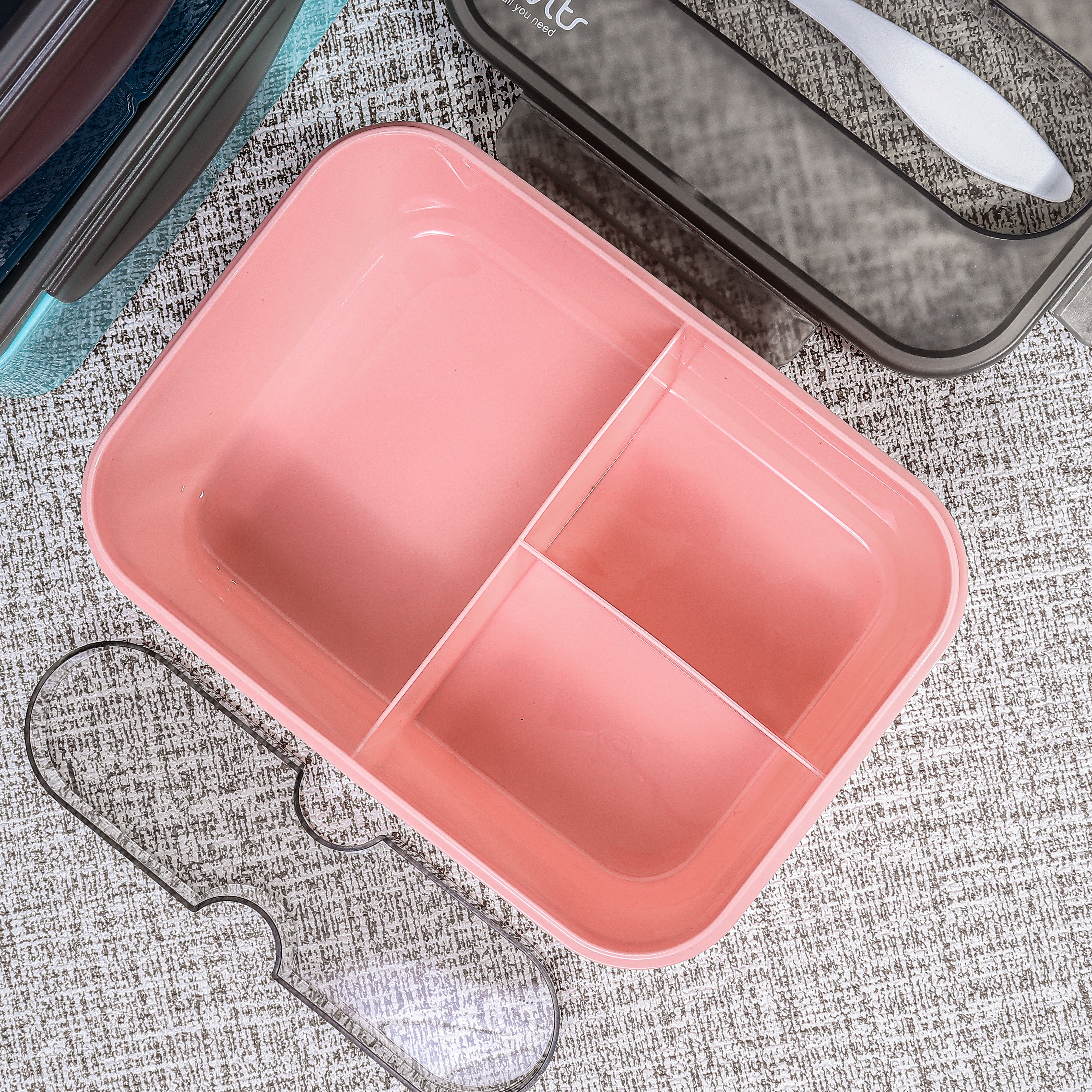 LUNCH BOX LUNCH BOX CAPACITY 900 ML &amp; 1200 ML I TWO-COMPARITED LUNCH BOX FREE CUTLERY