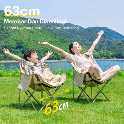 [READY] HOPTECH Round Outdoor Folding Chair Waterproof and Tear Resistant Strong Portable Camping Chair Load 150KG