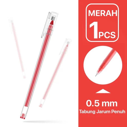 HOPTECH-Gel Pen 3 Colors Gel Pen 0.5mm 1 PCS