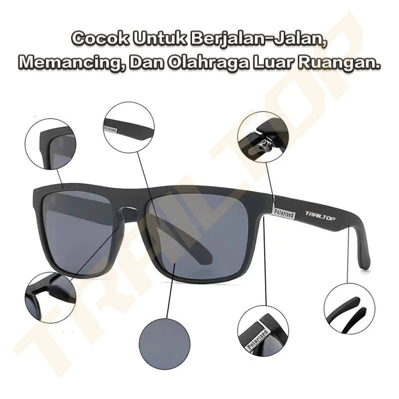[READY] HOPTECH Aviation HD Polarized Sunglasses for Men and Women UV400 Anti-Glare &amp; Anti-Sun