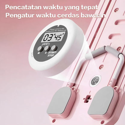 [READY] HOPTECH Papan Perut Latihan Perut Aerobik Pilates Board 5 ln 1 Push Up AB Wheel Roller Alat Sit Up