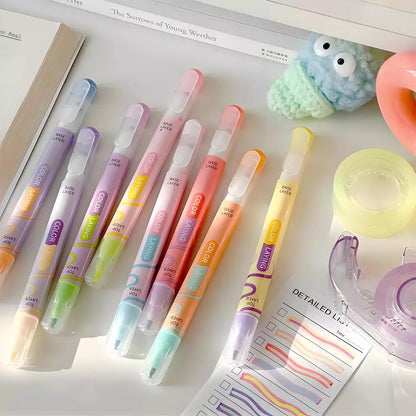 [READY] Hoptech Stabilo Pastel 1 Set 6 PCS 12 Colors Double-Sided Highlighter