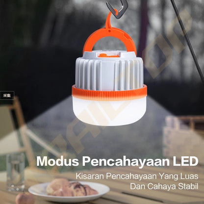 [READY] HOPTECH Lampu Emergency LED Camping Type-C Charger Tahan Lama 6-8 Jam, Super Terang
