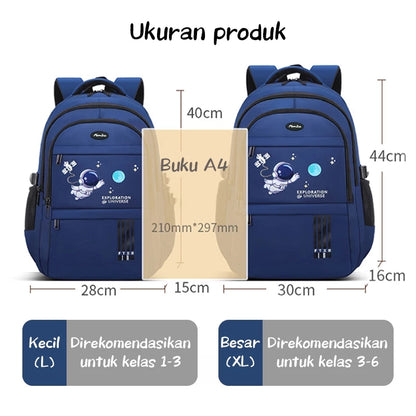 [READY] Hoptech Elementary School Boys' School Bags Astronaut Children's Bags Boys' School Bags School Backpacks