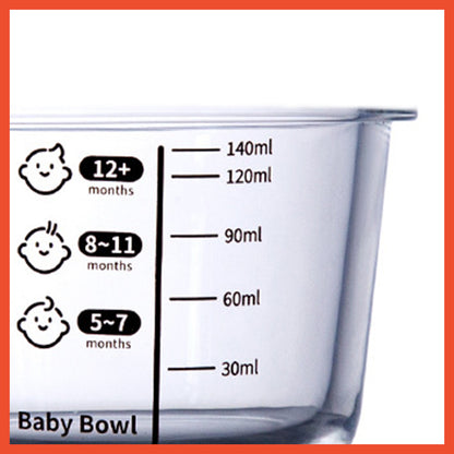 Hoptech - Glass MPASI Container, Glass MPASI Container, MPASI Storage, Glass Baby Food Container