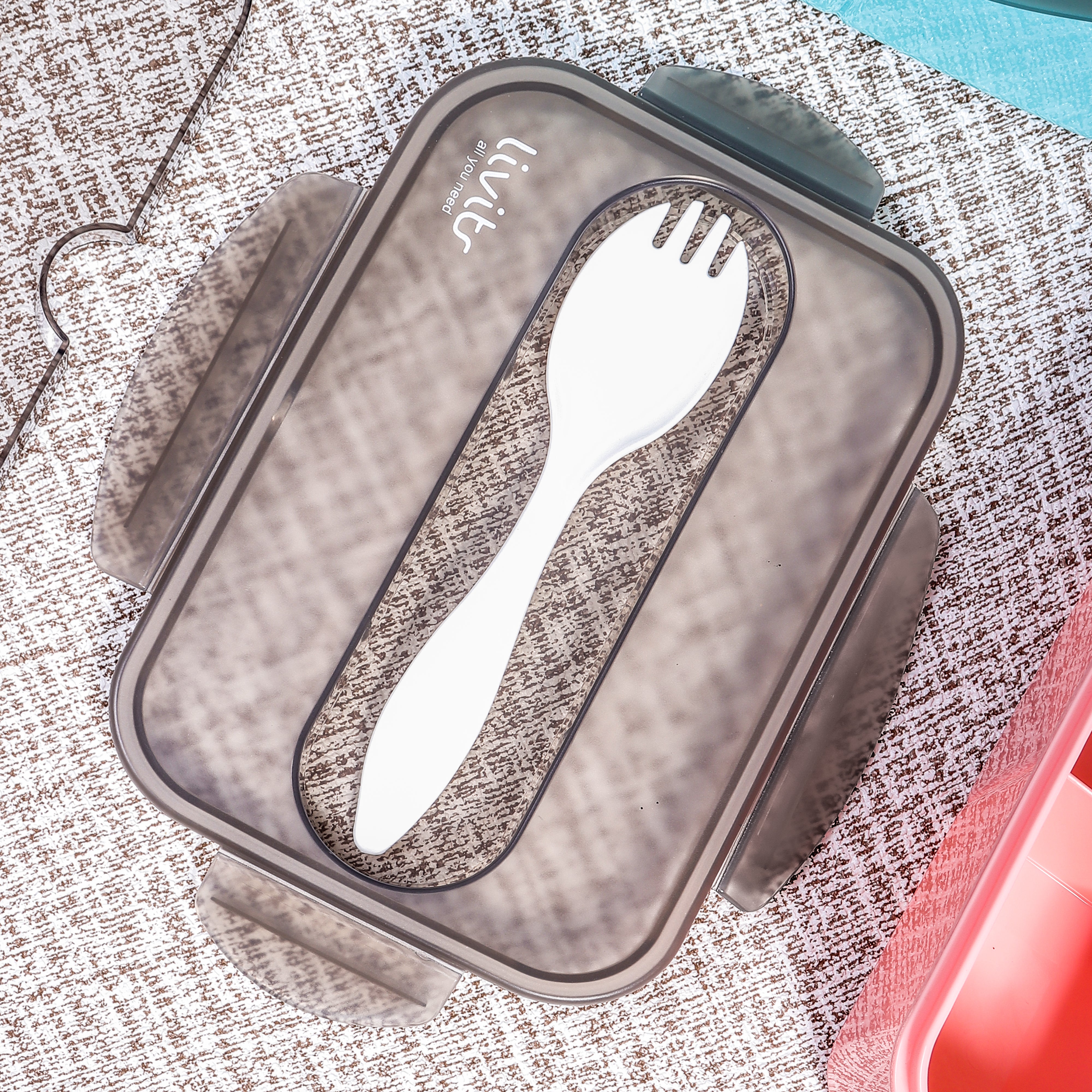 LUNCH BOX LUNCH BOX CAPACITY 900 ML &amp; 1200 ML I TWO-COMPARITED LUNCH BOX FREE CUTLERY