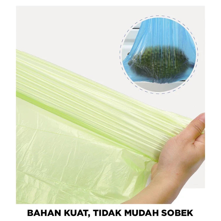 Hoptech - KANTONG PLASTIK SAMPAH DENGAN TALI | KANTONG SAMPAH SERBAGUNA | KANTONG PLASTIK KRESEK