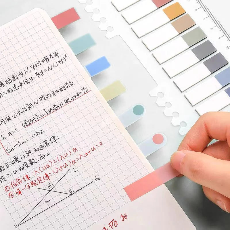 HOPTECH 10 Color Index Page Markers 200 Sheets Sticky Notes Office Supplies