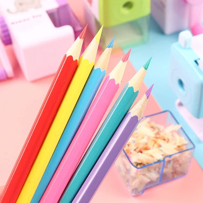 HOPTECH Cartoon Style Rotating Pencil Sharpener Desk Sharpener 4 Colors