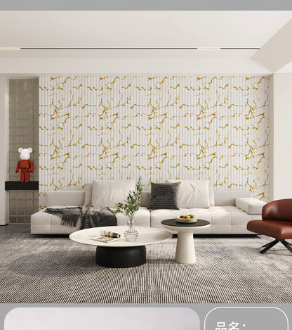 HOPTECH - Wallpaper Sticker Dinding 3D Premium Wood Vinyl Marble XPE Foam , Tebal, Tahan Benturan, Anti Air & Lembab, Dekorasi Ruang Tamu 2.8m