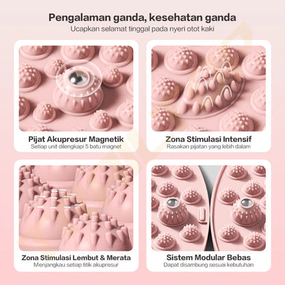 [READY] HOPTECH Acupressure Foot Therapy Mat Reflexology Massage Mat with Foot Massager Pad