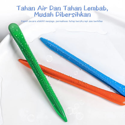 HOPTECH-Crayon Set 12/24 Colors Plastic Crayons Waterproof and Break-resistant, Non-Toxic, Dirt-resistant