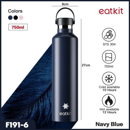 HOPTECH - 304 Stainless Steel Tumbler 1000ml | Heat and Cold Resistant Drinking Bottle | Vacuum Thermos Cup
