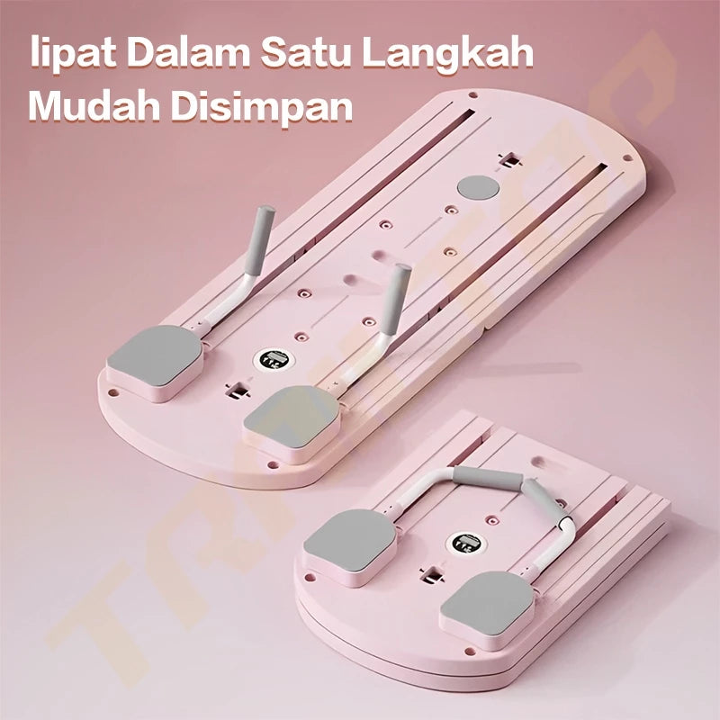 [READY] HOPTECH Papan Perut Latihan Perut Aerobik Pilates Board 5 ln 1 Push Up AB Wheel Roller Alat Sit Up