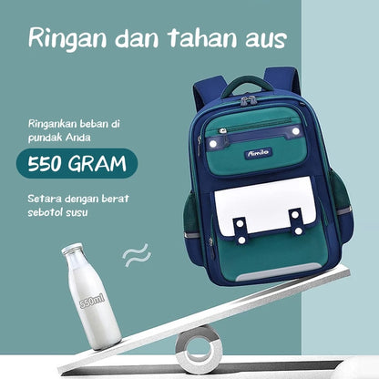 [READY] Hoptech British Style Boys' School Backpack Elementary School Backpack Children's Backpack 