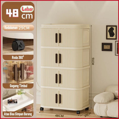 Rak Pakaian D143 Pintu Geser