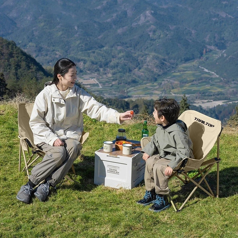 [READY] HOPTECH Round Outdoor Folding Chair Waterproof and Tear Resistant Strong Portable Camping Chair Load 150KG