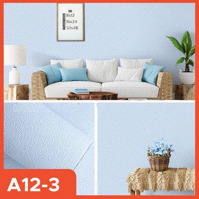 Wall Sticker 3D Linen Roll A12