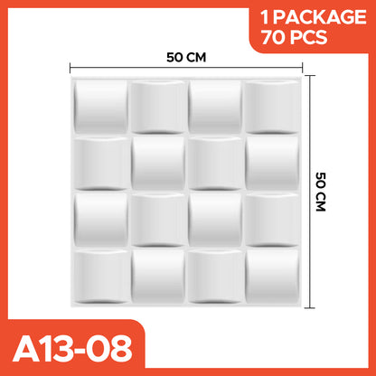 Hoptech - WALL PANEL 3D PVC WALLPANEL WALLPAPER DINDING / WALL PANNEL 50X50CM dan 30x30CM
