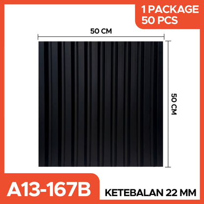 Hoptech - WALL PANEL 3D PVC WALLPANEL WALLPAPER DINDING / WALL PANNEL 50X50CM dan 30x30CM