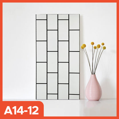 Hoptech - Wallpaper dinding Vinyl Marble Motif Kayu 30 x 60 cm 0,3cm Stiker Keramik A14