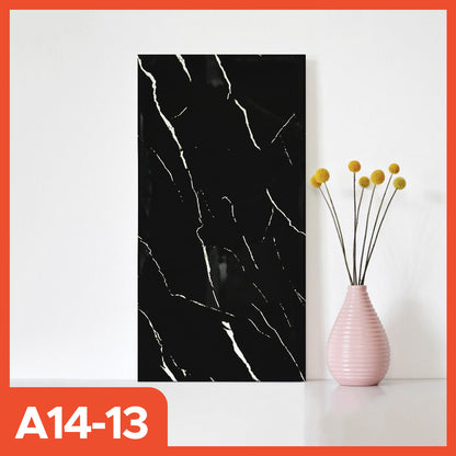 Hoptech - Wallpaper dinding Vinyl Marble Motif Kayu 30 x 60 cm 0,3cm Stiker Keramik A14