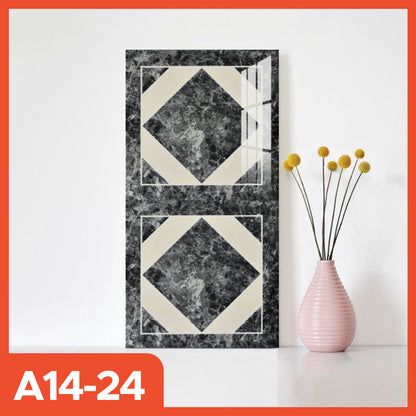 Hoptech - Wallpaper dinding Vinyl Marble Motif Kayu 30 x 60 cm 0,3cm Stiker Keramik A14