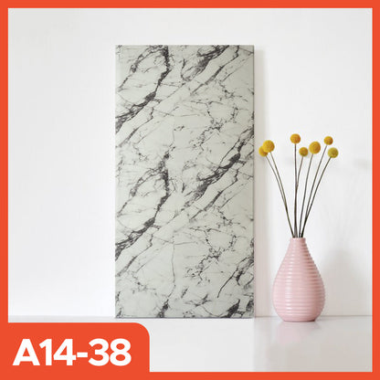 Hoptech - Wallpaper dinding Vinyl Marble Motif Kayu 30 x 60 cm 0,3cm Stiker Keramik A14