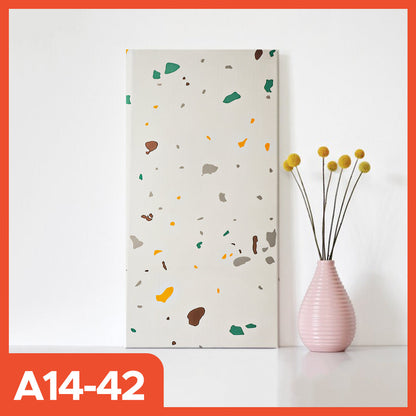 Hoptech - Wallpaper dinding Vinyl Marble Motif Kayu 30 x 60 cm 0,3cm Stiker Keramik A14