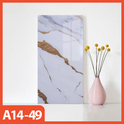 Hoptech - Wallpaper dinding Vinyl Marble Motif Kayu 30 x 60 cm 0,3cm Stiker Keramik A14