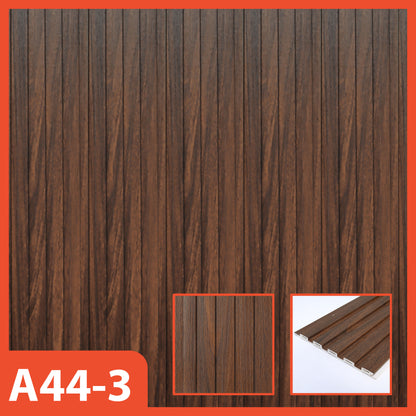 Hoptech-Wallpanel WPC PVC Kayu | Panel Dinding WPC Ukuran 16cm x 1.45m Ketebalan 18mm Estetik & Kuat