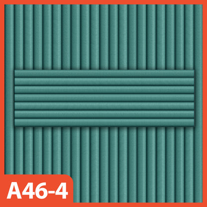 Hoptech - Wallpaper Sticker Foam Motif Garis Bahan Kulit Ukuran 76cm x 23cm A46