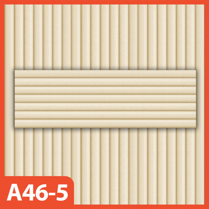 Hoptech - Wallpaper Sticker Foam Motif Garis Bahan Kulit Ukuran 76cm x 23cm A46