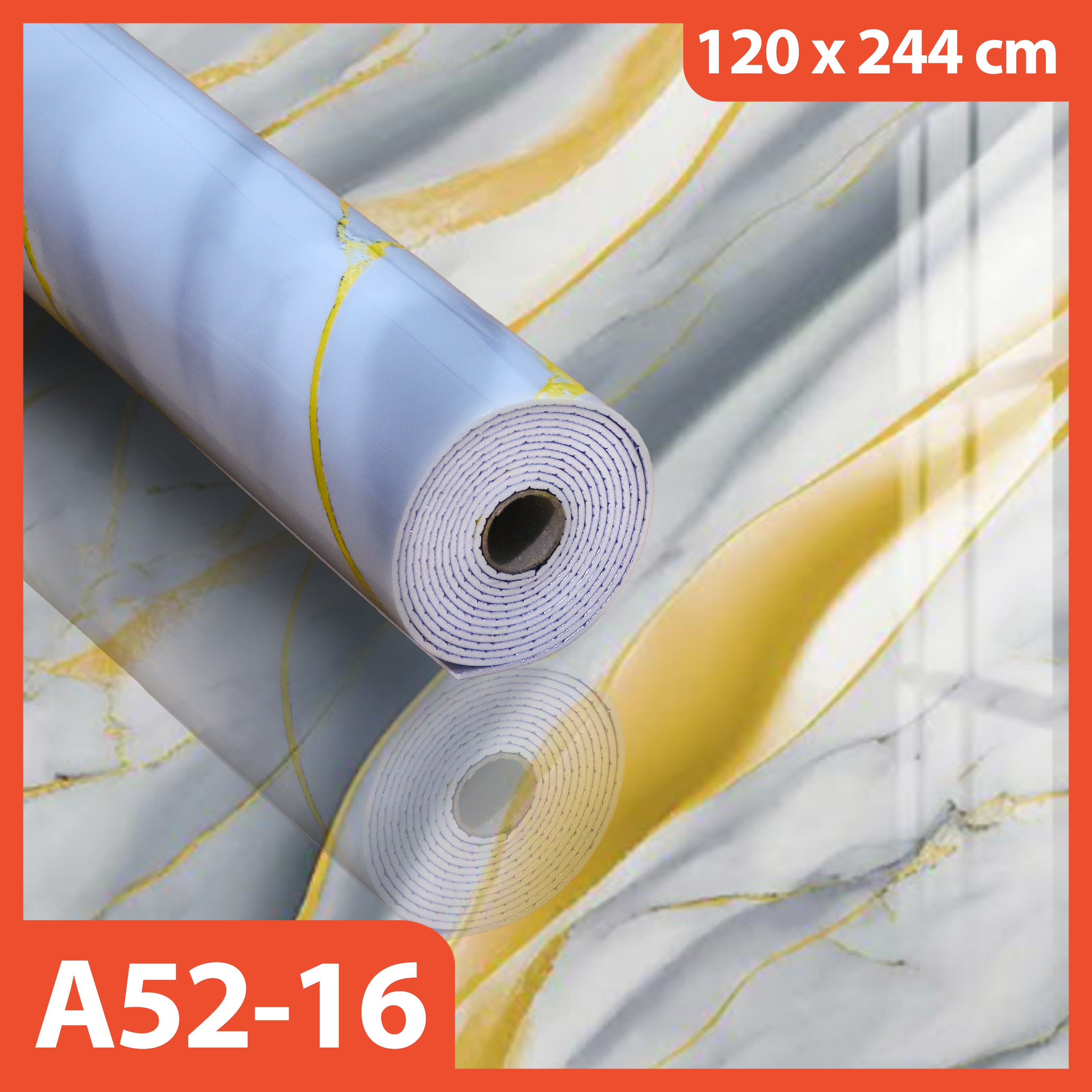 Marble Vinyl Wall Paper 1.2 x 2.45 Meters Thickness 2.5 MM Marble Foam Wallpaper Thick Roll Vinyl Marbel Granite Sticker A52