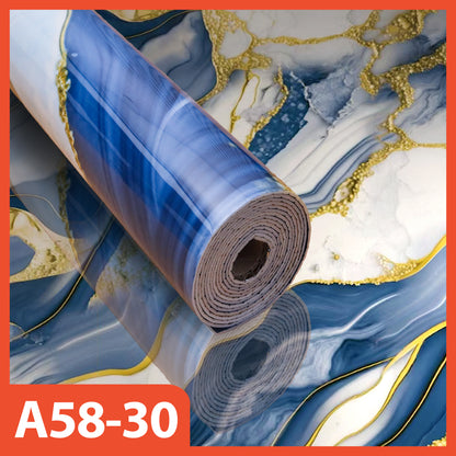 Hoptech - Wallpaper Dinding Motif Marble Roll 120 x 280cm Sticker Kamar Dekorasi PET Panjang 2.8 Meter A58