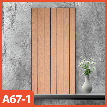 Hoptech - Wallpaper Dinding Peredam Suara Acoustic Panel Wall Sticker Dinding 3D Foam+pvc 30x30 & Tebal 0,5 Cm