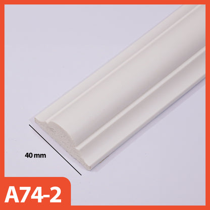 List Moulding Dekorasi Ruangan Gaya Eropa Wall Decor Bahan PS Anti Rayap & Anti Air, Kokoh & Tidak Rapuh Ukuran 3cm, 4cm, 6cm Panjang 2.9M