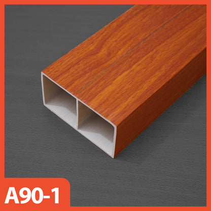 Hollow PVC WPC Partition PVC Grid Wall Divider Box 2.9mtr 290cm 5x5cm 5x10cm 5x9cm