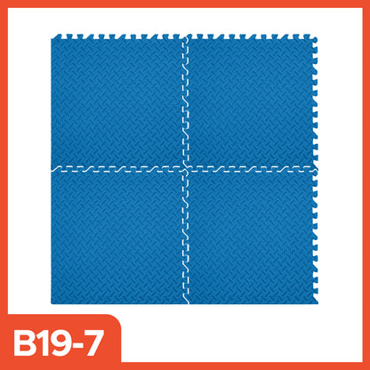 Hoptech - Evamat Puzzle Mat Floor Mat 30x30*1cm | Soft PE Mat for Play &amp; Babies 