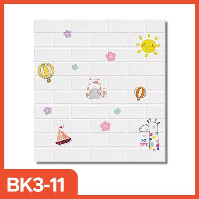 Wall Sticker 3D Foam Motif Bata A02