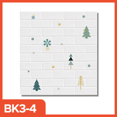 Wall Sticker 3D Foam Motif Bata A02