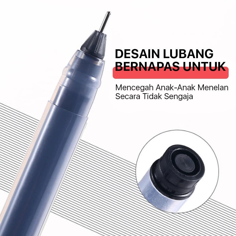 HOPTECH-Gel Pen 3 Colors Gel Pen 0.5mm 1 PCS