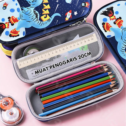 Boys' Pencil Case 3D Waterproof Aesthetic Pencil Case School Stationery