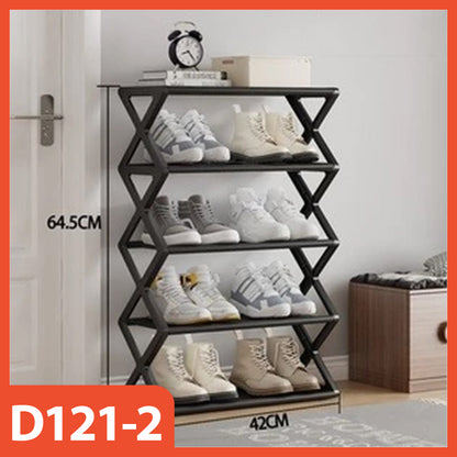 Hoptech - Multipurpose, Minimalist, Portable 4/5-Tier Shoe Rack for Shoes &amp; Sandals | Sturdy and Durable