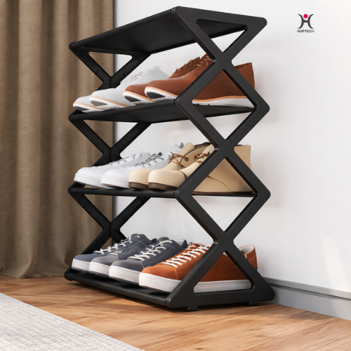 Rak Sepatu X-Shape D121 Minimalis
