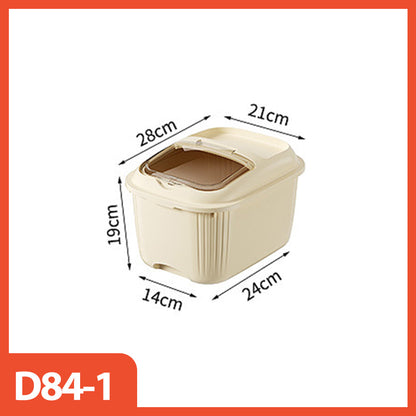 Hoptech - Rice Box 5kg-10 kg Tempat Beras Kacang Storage Organizer Kotak Penyimpanan Makanan Besar
