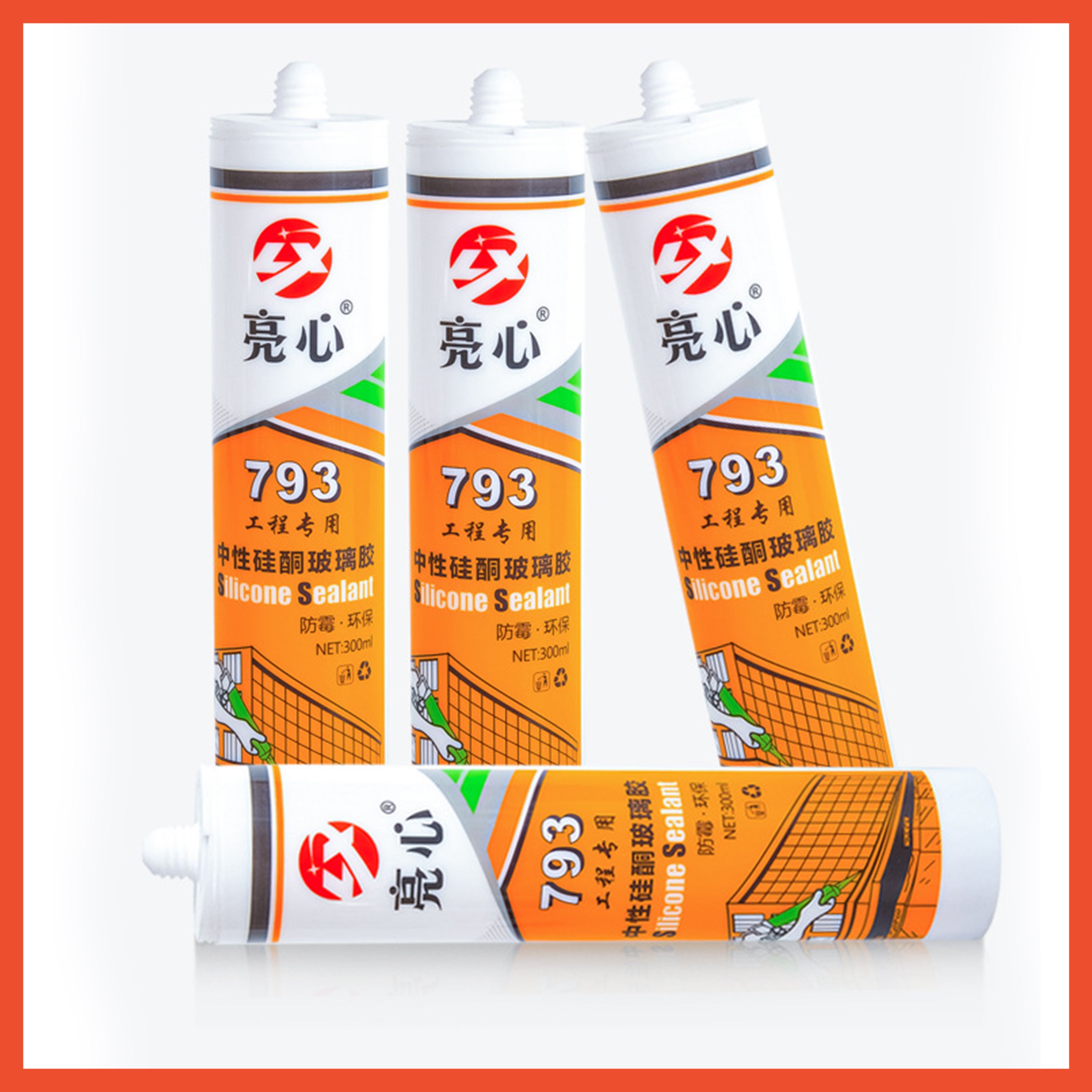 Lem Silikon Silicone Sealant Lem Kaca Silen Untuk Wallpaper Aluminium Kayu Logam PVC