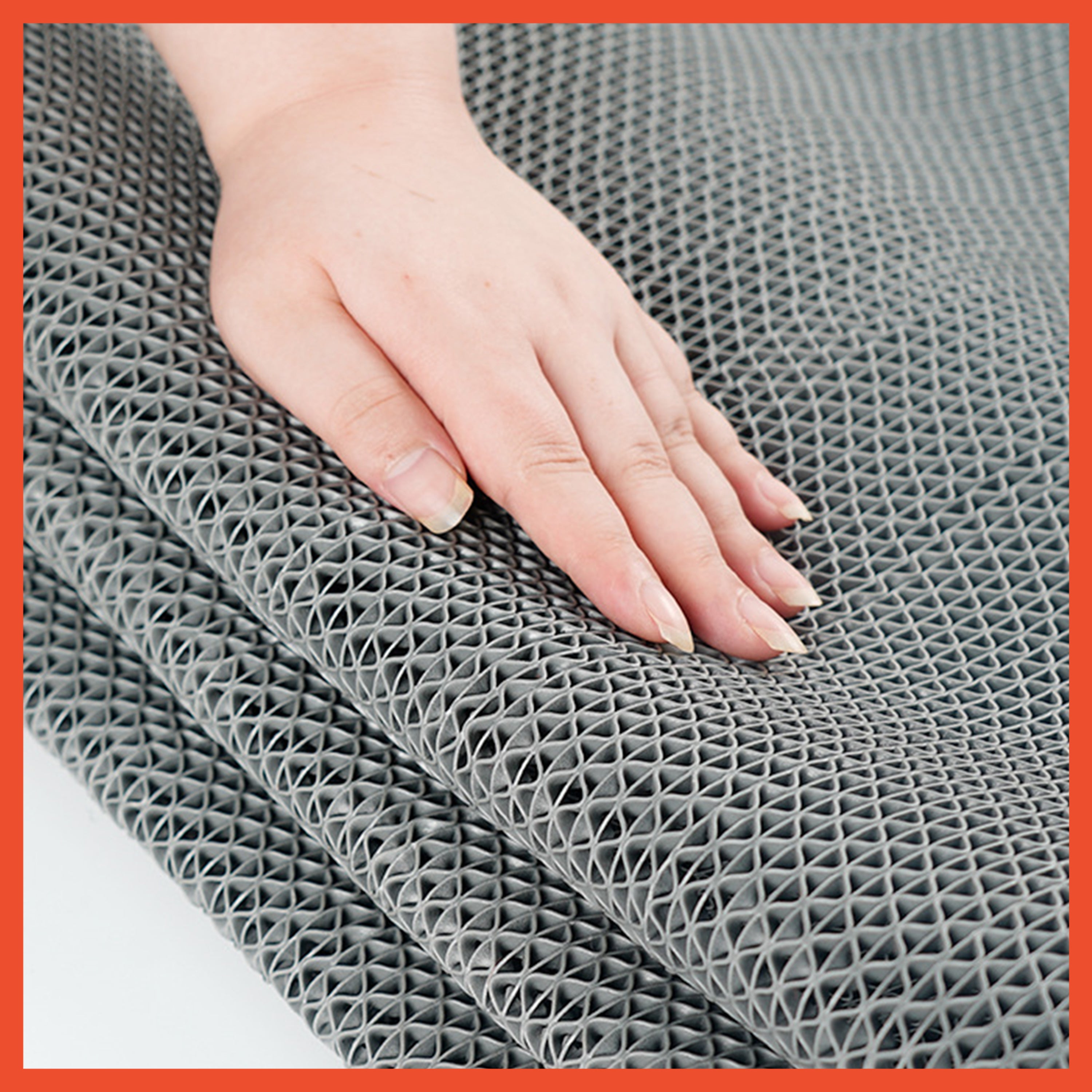 HOPTECH - Anti-Slip PVC Carpet Mat with Mesh 120*50 CM