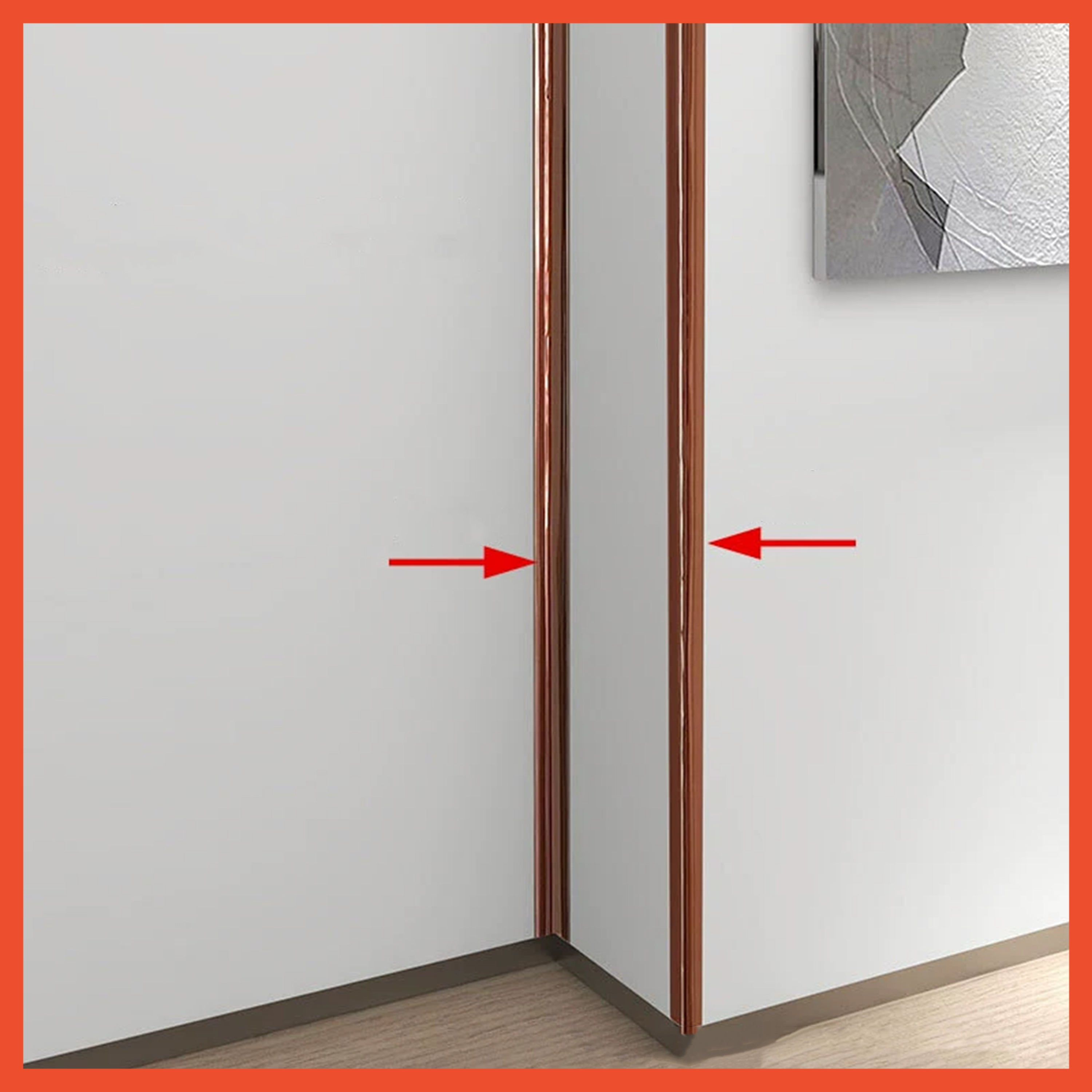 Hoptech - List Plat Strip Mirror PVC – List Dekorasi Wallpaper / Sudut Dinding