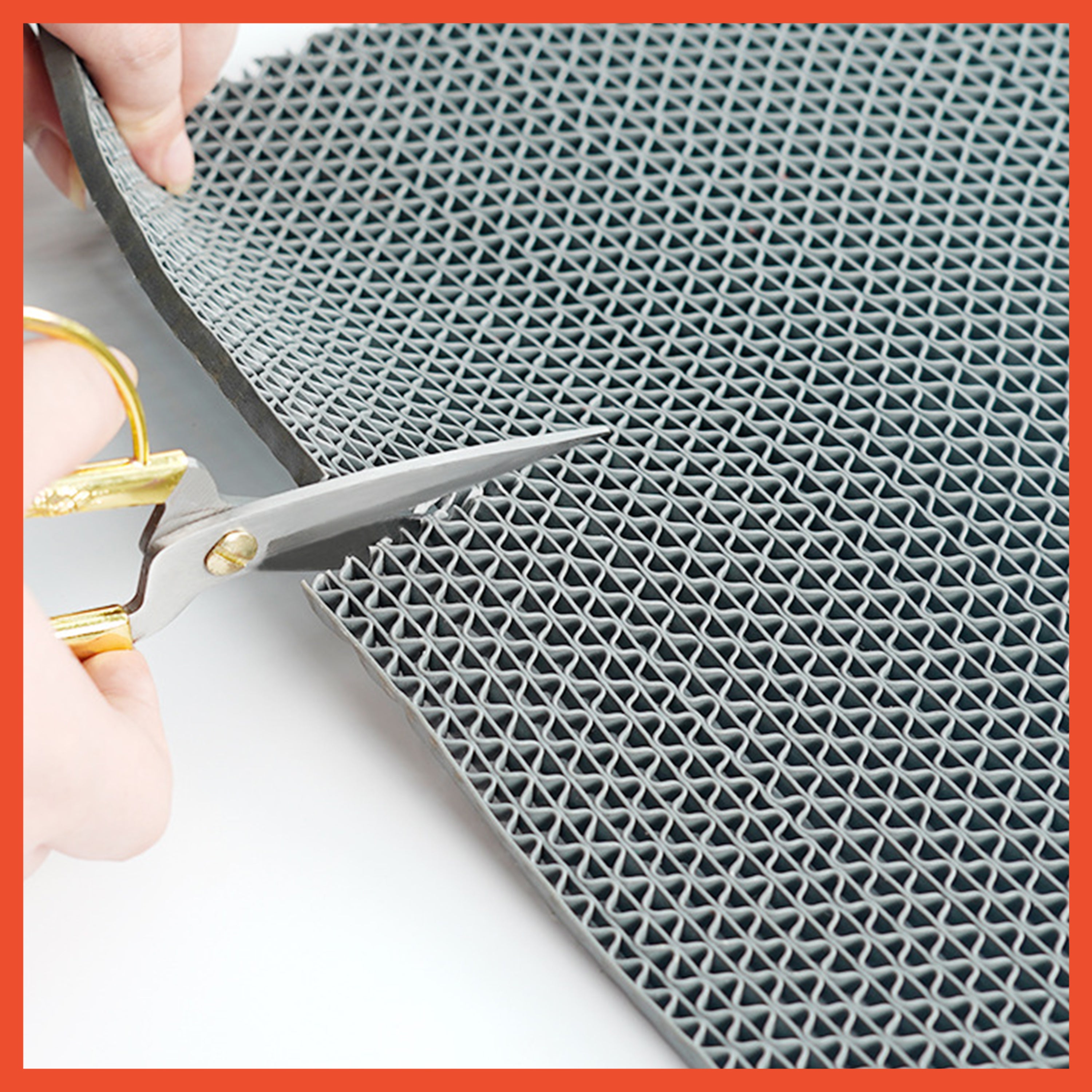 HOPTECH - Anti-Slip PVC Carpet Mat with Mesh 120*50 CM